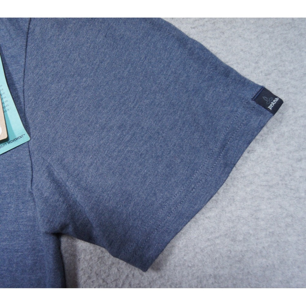 Prana Shirt Mens Medium Blue Graphic Tee Short Sleeve Crewneck Outdoors NEW - Picture 6 of 11